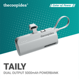 thecoopidea  TAILY Dual Output 5,000mAh Powerbank