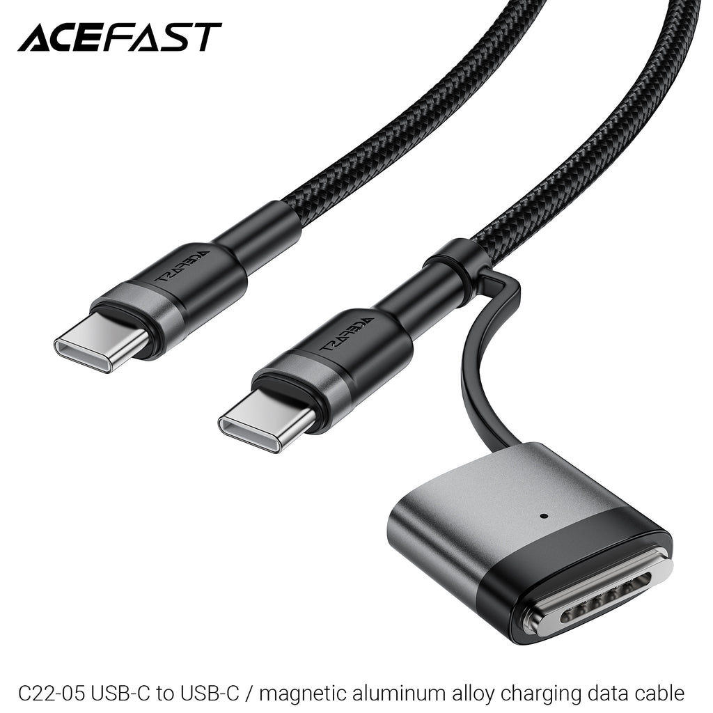 Acefast C22-05 MAG3 2-in-1 Charging Data Cable – McBay Pte Ltd