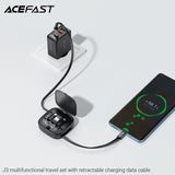 Acefast J3 Multi Function Travel Set With Retractable Charging Data Cable