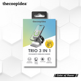 thecoopidea Trio Foldable 3 in 1 15W Magnetic Wireless Charger - Grey