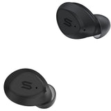 SOUL S-FIT+ All Conditions True Wireless Earphones with Coloured Sleeves - Black