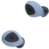 SOUL S-FIT+ All Conditions True Wireless Earphones with Coloured Sleeves - Black