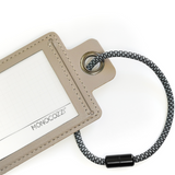 Monocozzi Lucid Refined | Biodegradable Premium Vegan Leather Luggage Tag