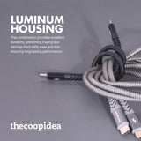 thecoopidea Flex Ultra 1.2m SR USB C to C 240W Cable