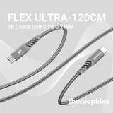thecoopidea Flex Ultra 1.2m SR USB C to C 240W Cable