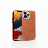 Monocozzi EXQUISITE | Magsafe Compatible SnapOn Genuine Leather Protective Case for iPhone 14 Pro/ProMax