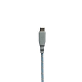 Monocozzi MOTIF Braided USB C and Charge Flat Lightning Cable - 25 cm