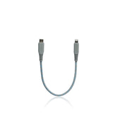 Monocozzi MOTIF Braided USB C and Charge Flat Lightning Cable - 25 cm