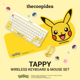 thecoopidea Pokémon TAPPY Wireless Keyboard & Mouse Set Pikachu Eevee Snorlax