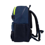 GRAFTON Series Ergonomic School Bags for Primary School Pupils - Charcoal/ Neon Green