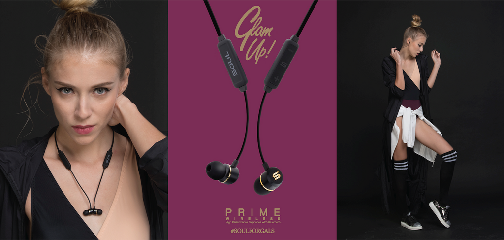 August 2017 - Soul Electronics PRIME WIRELESS stylish bluetooth earphone released