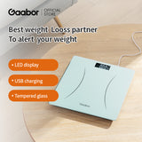 GAABOR WEIGHT SCALE LED DISPLAY WHITE GWS-M03A