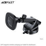 Acefast D47 Magnetic Wireless Charging Car Holder For Dashboard - Black