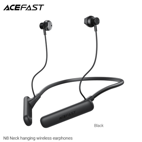 Acefast N8 Neck Hanging Wireless Earphones - Black