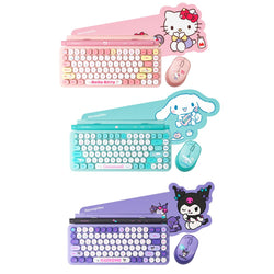 thecoopidea Sanrio Retro Tappy Wireless Keyboard & Mouse Set