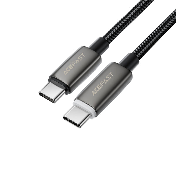 Acefast C23-03 USB-C to USB-C 60W Intelligent Power-Off Charging Data Cable (1.2m) - Black