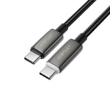 Acefast C23-03 USB-C to USB-C 60W Intelligent Power-Off Charging Data Cable (1.2m) - Black