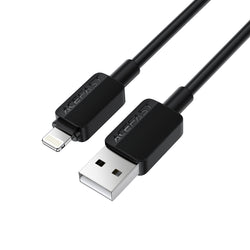 Acefast C26-02 USB-A to Lightning PVC Charging Data Cable (1.2m) - Black
