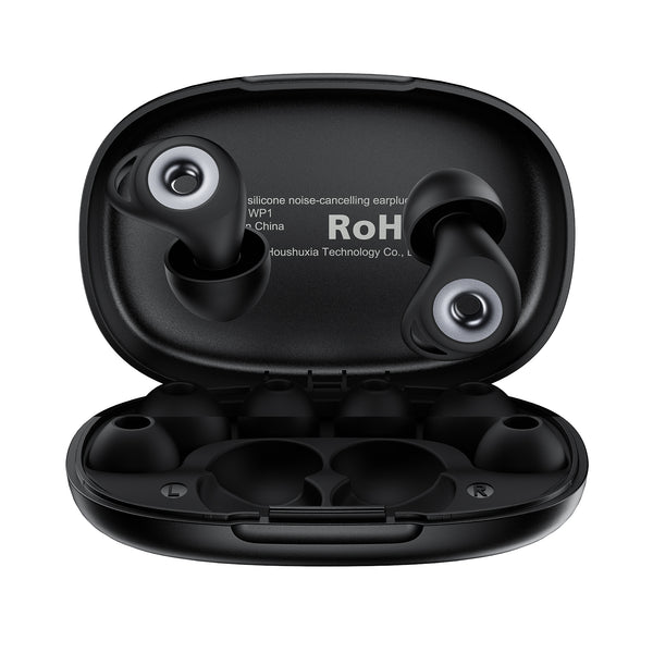 Acefast WP1 Silicone Noise-Cancelling Earplugs - Black