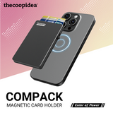 thecoopidea COMPACT Magnetic Card Holder - Black