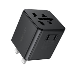 Acefast Z11 Global Travel AC Conversion Adapter - Black