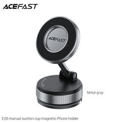 Acefast E28 Manual Suction Cup Magnetic Phone Holder - Black