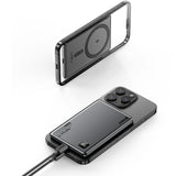 XPower M5K 2 In 1 PD 3.0+MagSafe 5,000mAh Ultra-Thin Aluminium Powerbank - Black