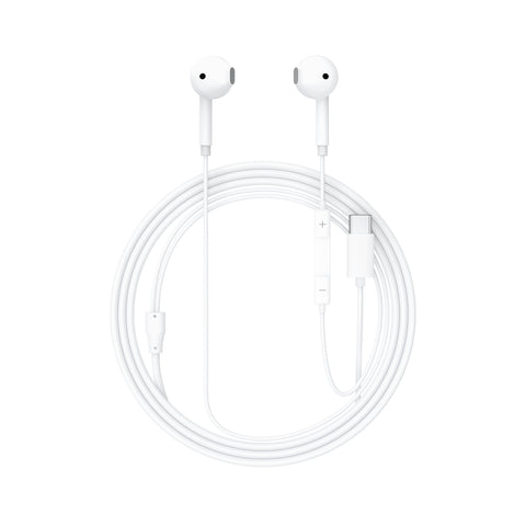 Acefast L13 USB-C Semi-In-Ear Wired earphones With Mic - White