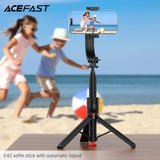 Acefast E42 Supports Automatic Selfie Stand Opening - Black