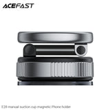 Acefast E28 Manual Suction Cup Magnetic Phone Holder - Black