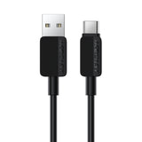 Acefast C26-04 USB-A to USB-C PVC Charging Data Cable (1.2m) - Black