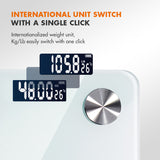 GAABOR WEIGHT SCALE LED+APP WHITE GWS-M02A