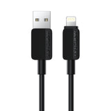 Acefast C26-02 USB-A to Lightning PVC Charging Data Cable (1.2m) - Black