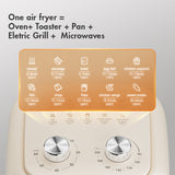 GAABOR AIR FRYER 8L CREAM AF-80M01A