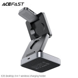 Acefast E20 desktop 3-in-1 Wireless Charging Holder - Black