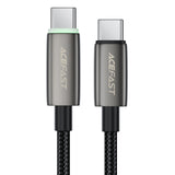 Acefast C23-03 USB-C to USB-C 60W Intelligent Power-Off Charging Data Cable (1.2m) - Black