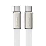 Acefast C24-03 Ultra-Thin Charging Data Cable USB-C to USB-C 60W (1.2m) - White