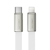 Acefast C24-01 Ultra-Thin Charging Data Cable USB-C to Lightning (1.2m) - White