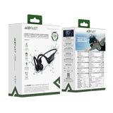Acefast N10 Bone Conduction Bluetooth Earphones - Black