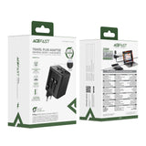 Acefast Z11 Global Travel AC Conversion Adapter - Black