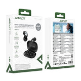 Acefast WP1 Silicone Noise-Cancelling Earplugs - Black
