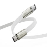 Acefast C24-03 Ultra-Thin Charging Data Cable USB-C to USB-C 60W (1.2m) - White