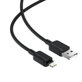 Acefast C26-02 USB-A to Lightning PVC Charging Data Cable (1.2m) - Black