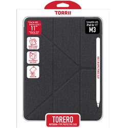 TORRII TORERO for iPad Air 11" (M3/M2) Compatible for iPad Pro 11" (4/3/2/1) / iPad Air 6/5/4 - Black