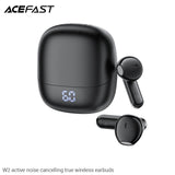 Acefast W2 Active Noise Cancelling True Wireless Eearbuds - Black