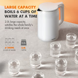 GAABOR ELECTRIC KETTLE 2L WHITE EK20M-WH01A