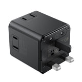 Acefast Z11 Global Travel AC Conversion Adapter - Black