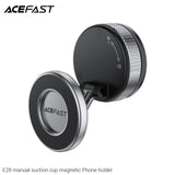 Acefast E28 Manual Suction Cup Magnetic Phone Holder - Black