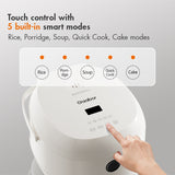 GAABOR RICE COOKER 1.2L TOUCH CONTROL WHITE RC-30T01A