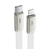 Acefast C24-01 Ultra-Thin Charging Data Cable USB-C to Lightning (1.2m) - White